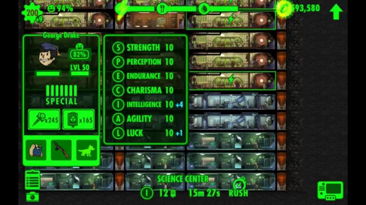 Potentiel Legitimationsoplysninger Plante Fallout Shelter MAX dwellers, levels and special! - YouTube
