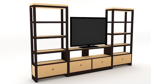 Blender Tutorial: Modeling a Entertainment Set - part 1 of 3