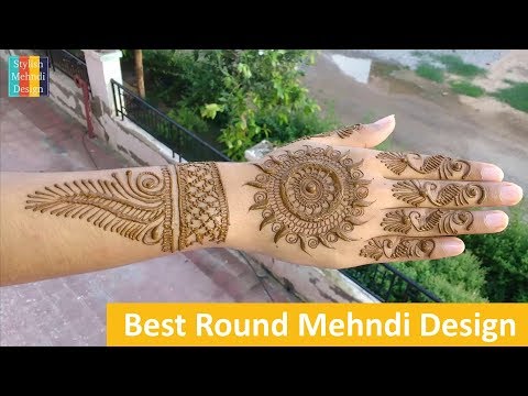 Easy Circular Mandala Henna Mehndi Design | Best Mehndi Video 2017