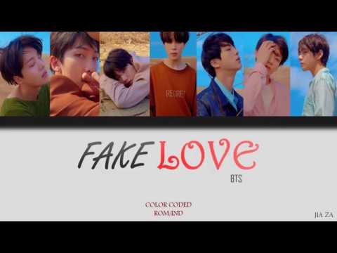 BTS ‘Fake Love’ Lirik Color Coded-Rom-Ind Sub indo - YouTube