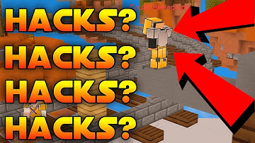 "Scaffold Hacking" in Hypixel Skywars | Minecraft