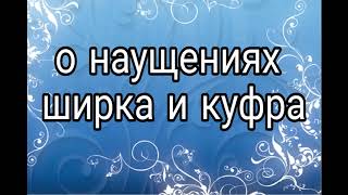 О наущениях ширка и куфра!