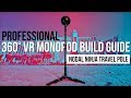 BEST 360 VR Travel Monopod for Professionals - Build Guide & Shooting Tips Insta360 Titan & Pro 2