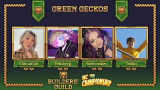 GREEN GECKOS - MCC BUILDERS GUILD | VOD!! 🦋