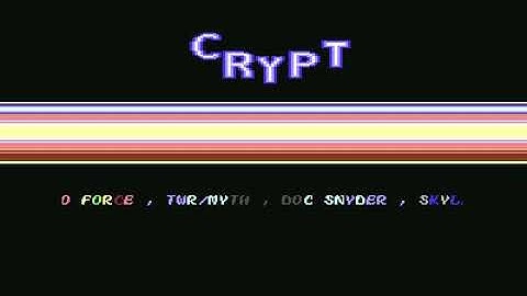 Crypt Intro 10 ! Commodore 64 (C64)
