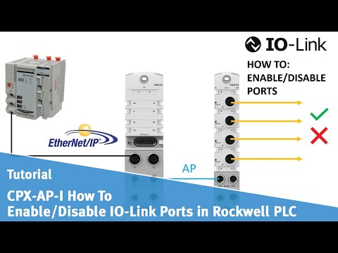 CPX-AP-I How To Enable/Disable IO-Link Ports in Rockwell PLC