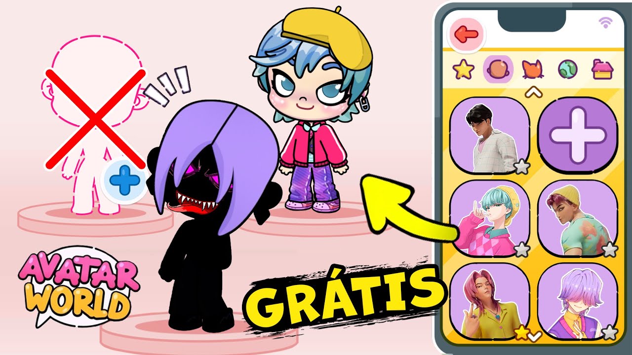 FÁCIL! Como Criar TODOS os SAJA BOYS no Avatar World 🌍 | PAZU