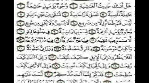 سورة الغاشية للشيخ د\ محمد صالح ابو زيد