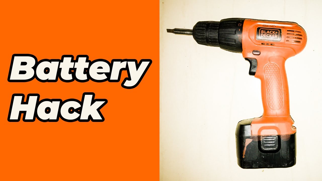 Black & Decker Battery Help : r/Tools