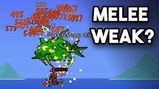 (Outdated) Melee Is Weak? I Don&#39;t Think So! (4 Ways To Destroy Duke Fishron With Melee)