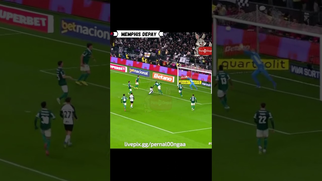 Gol do Corinthians 1x0 Memphis Depay 30/07/2025