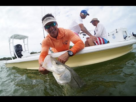 Marine Corps vet with Peter Miller fishing for Tarpon, Snook, Blacktip Sharks and Black Drum - pt 2