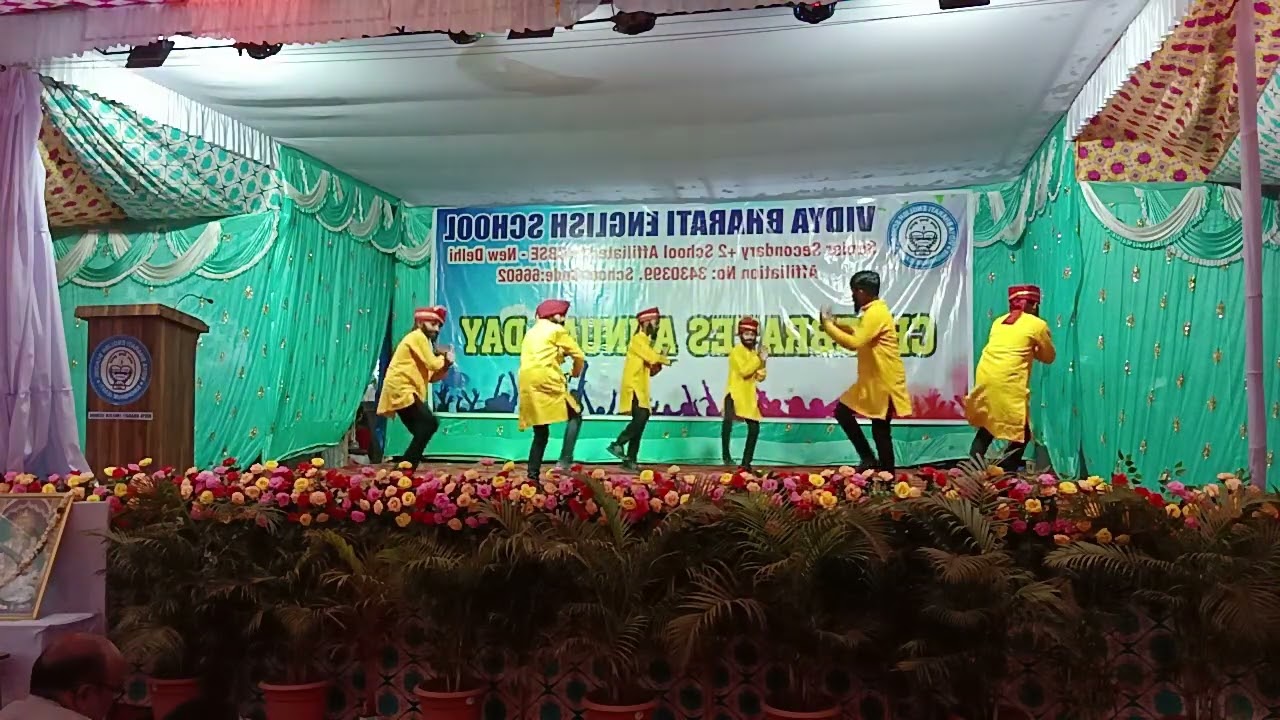 Punjabi Bhangra presented by the boys in mix song (std-vi) Annual Function 2025