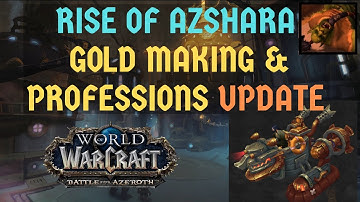 [Patch 8.2] BFA Gold Making & Professions SNEAK PEAK | How to Prepare for the Patch