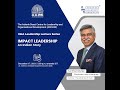 Adclod iima leadership lecture series  impact leadership with sunil kant munjal