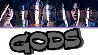 HOW WOULD BTS SING “GODS” By NewJeans (Color Coded HanRomEng lyrics가사)(Fanmade) Resimi