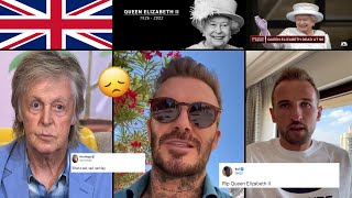 British Celebrities Reaction To Queen Elizabeth Death