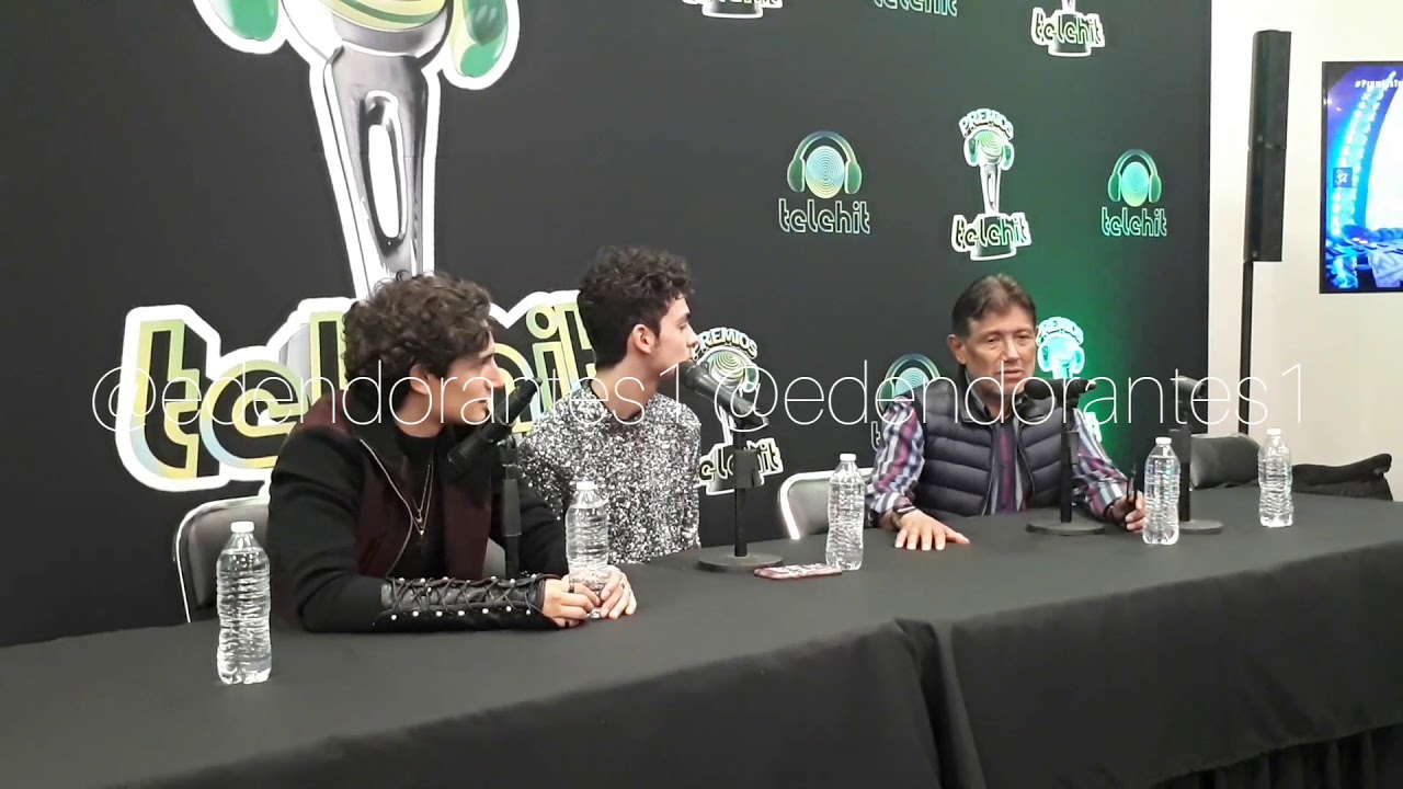 JOAQUÍN BONDONI Y EMILIO OSORIO CONFE PREMIOS TELEHIT2019