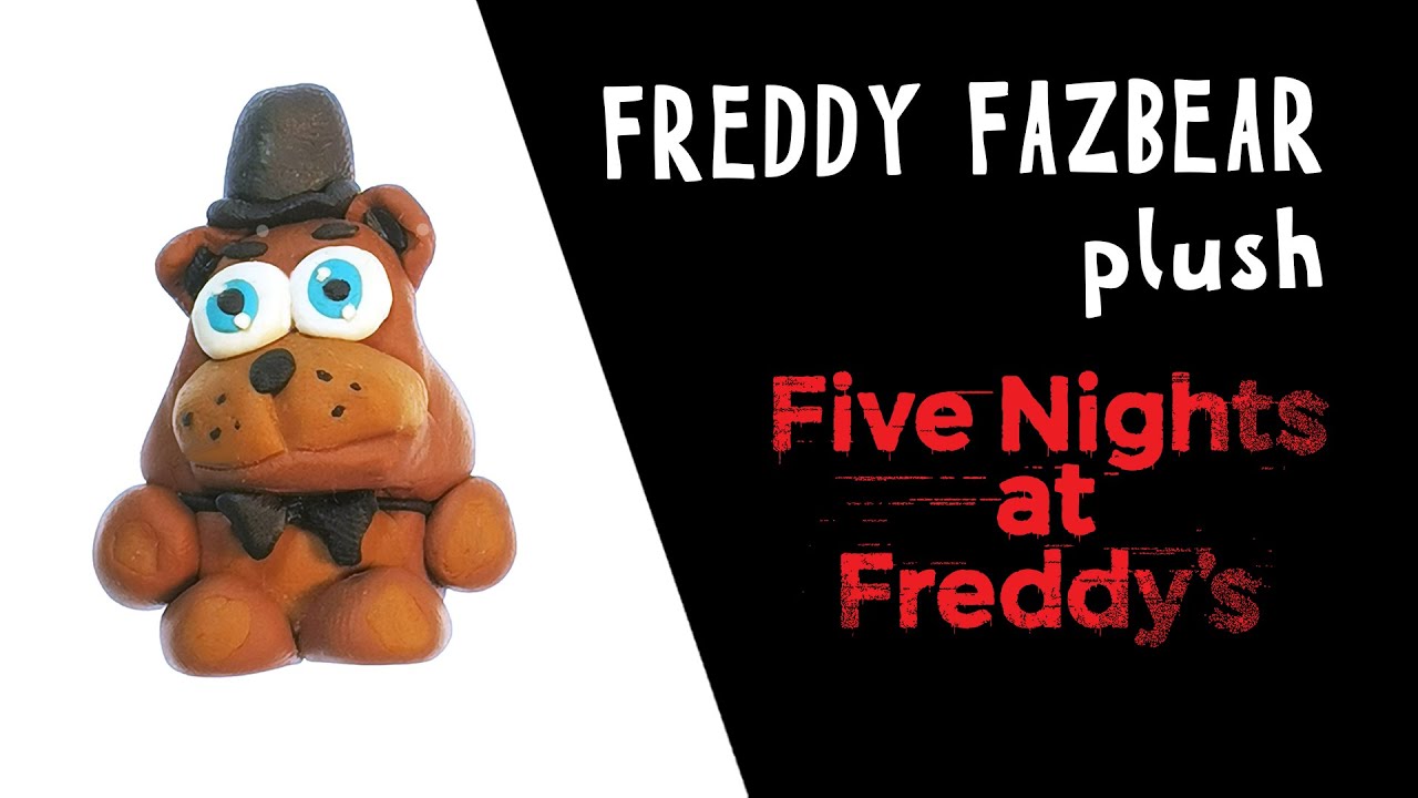 fnaf clay peluches/plush en foamy moldeable (clay tutorial