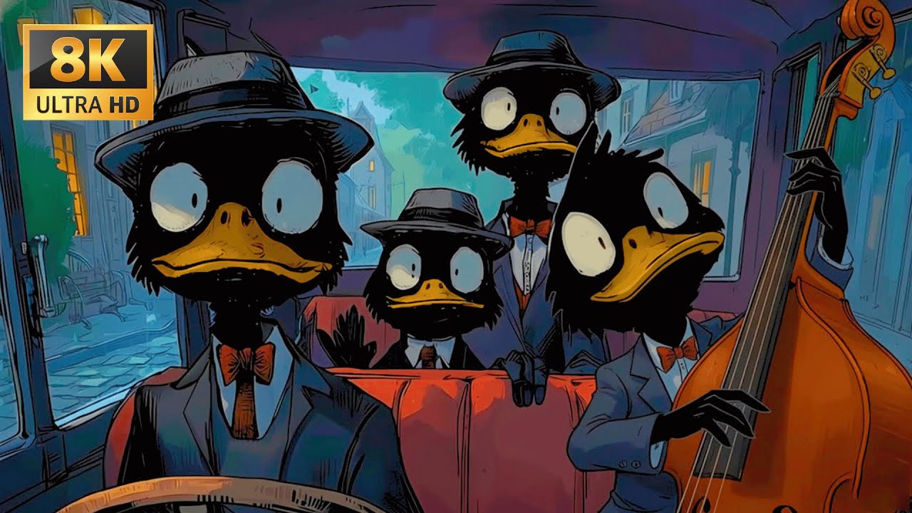 Quiet Night Productivity — Noir Jazz with Warm Bass & Rhodes | Coding and Study Sessions Loop