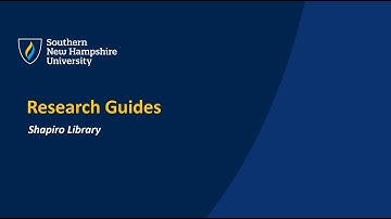 Research Guides