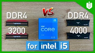 What is the Best DDR4 RAM for Intel i5? [DDR4 3200 MHz vs 4000 MHz]