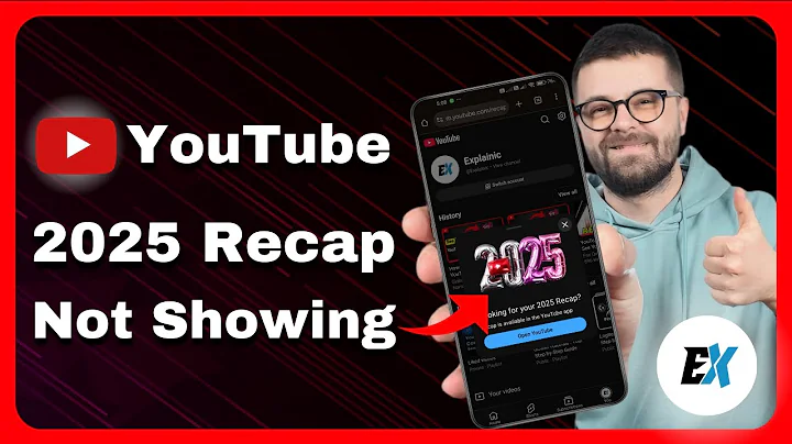 YouTube Recap 2025が表示されない問題を解決する方法 - YouTube Recapが機能しない