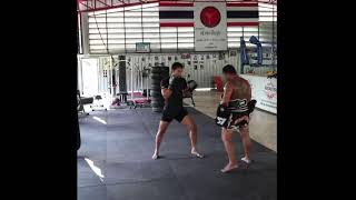 My training method (superbon banchamek) muaythai kickboxing