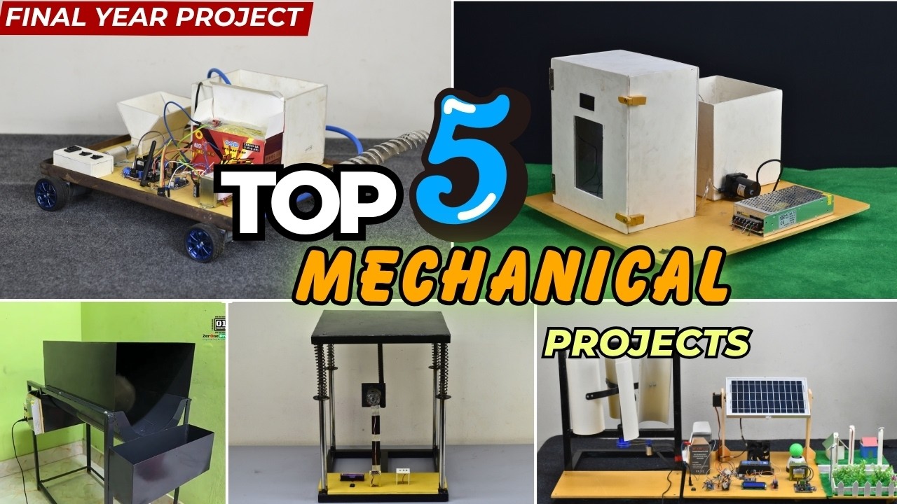 Top 5 Engineering Projects for Final Exam | Mechanical Project Ideas ...
