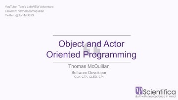 UKTAG#3 - LabVIEW OOP and Actor framework 101 by Tom McQuillan