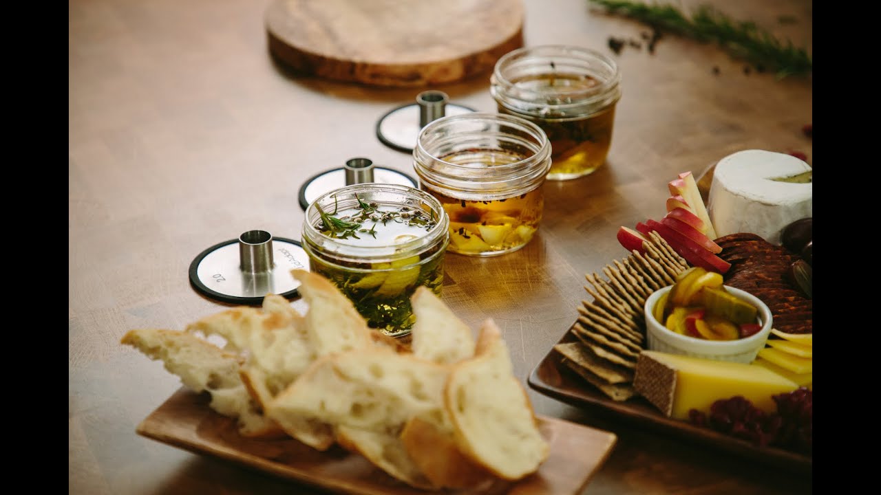 Easy Infused Oils For Your Charcuterie Board | Kaug