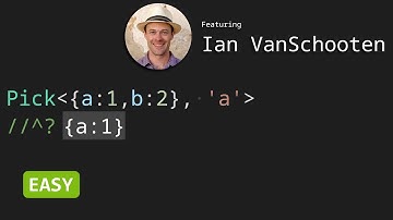 Pick with Ian VanSchooten - TypeScript Type Challenges #4 [EASY]