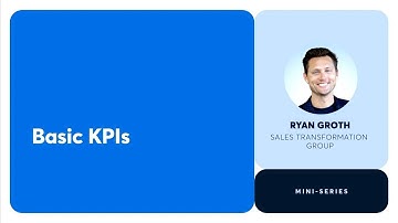 Construction Sales Tips  Basic KPIs