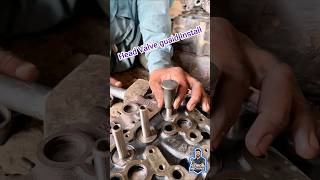 Master Mechanic Installing Valve Guides with Insane Precision #shorts #mechanic #engine #fyp #truck