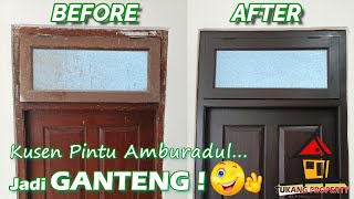 Tutorial Cara Mengecat Melamic Cat Melamine Perbaikan Finishing IMPRA DIY Best How To Fix Paint Door