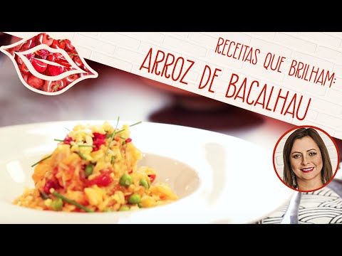 COMO FAZER ARROZ COM BACALHAU