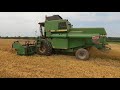 Harvesting winter barley 40 YEARS OLD John Deere 1085 H4