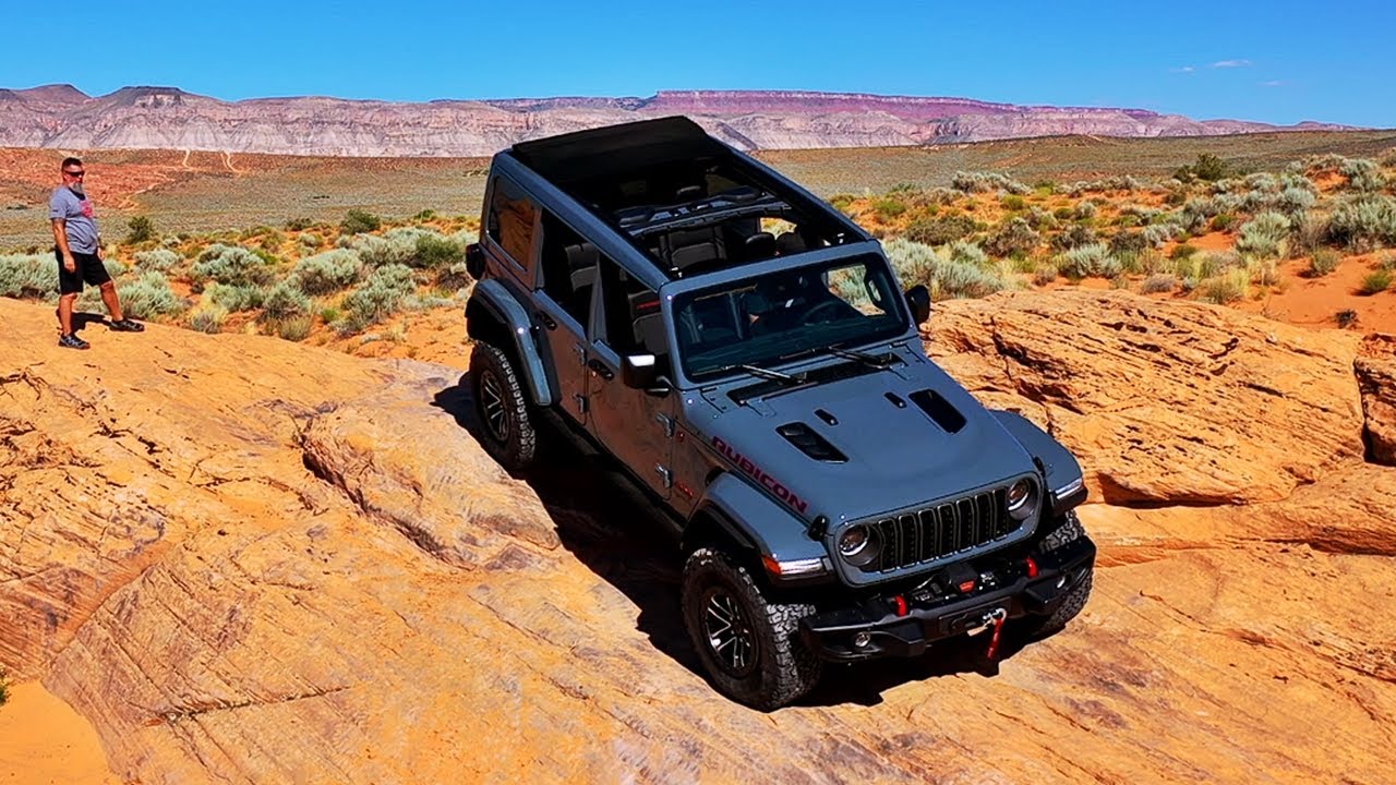Jeep Wrangler Rubicon X 2024 года | Экстремальный тест-драйв по бездорожью: характеристики, особе...