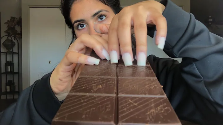 ASMR Textured Chocolate FAST tapping and scratching