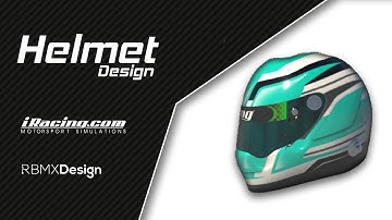 ✅ Diseñando casco para 🔰 iRacing | Helmet design for iracing |