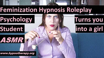 Feminization Hypnosis: "Psych Major" hypnotized you to become a girl. (preview) Gentle ASMR roleplay