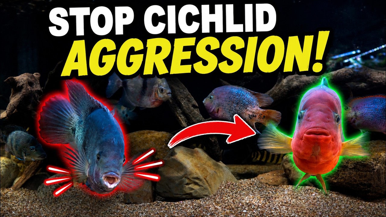 How I Reduce Aggression in My American Cichlid Tank