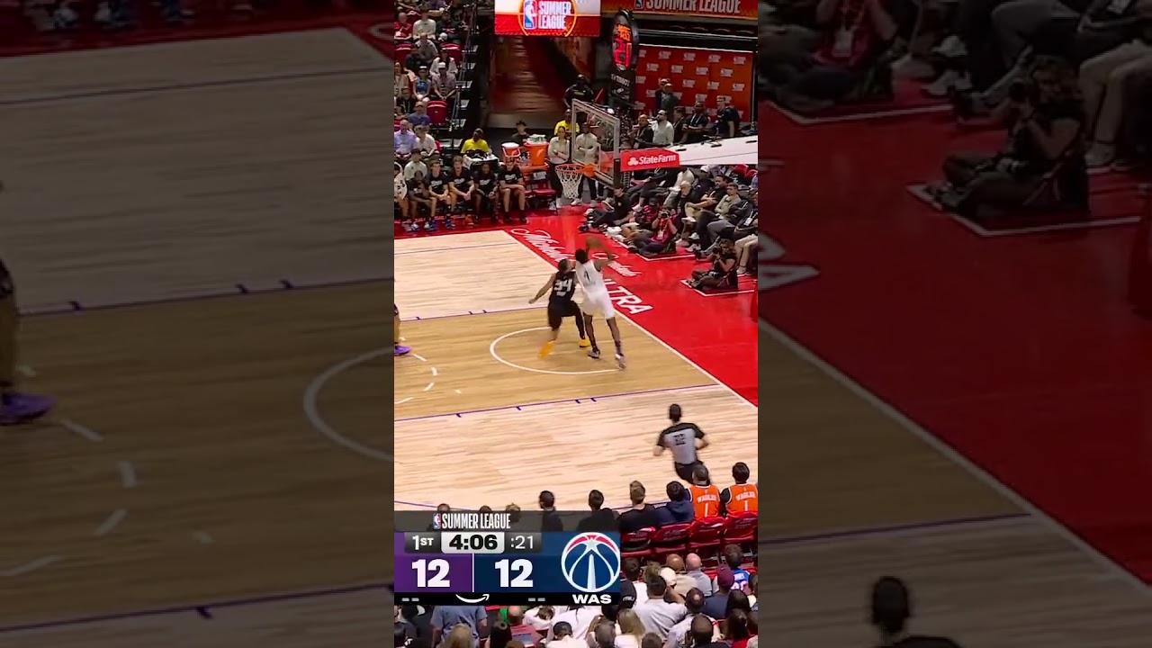 Playing both ends of the floor 👀  #washingtonwizards #nba #ajdybantsa