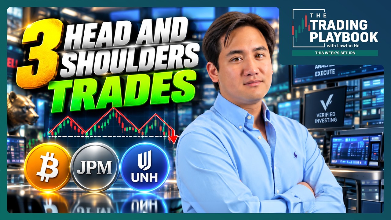 Head and Shoulders Trade Setups on (BTC, JPM, UNH)