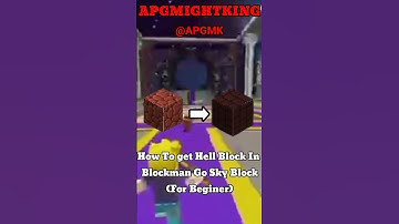 How To Craft Hell Block in Blockman Go Sky Block #blockmango #skyblock #shorts #games #like