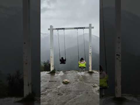 Качели над бездной: Магия сванских гор в тумане ????️ Swinging over the abyss: Mystical Svaneti vibe