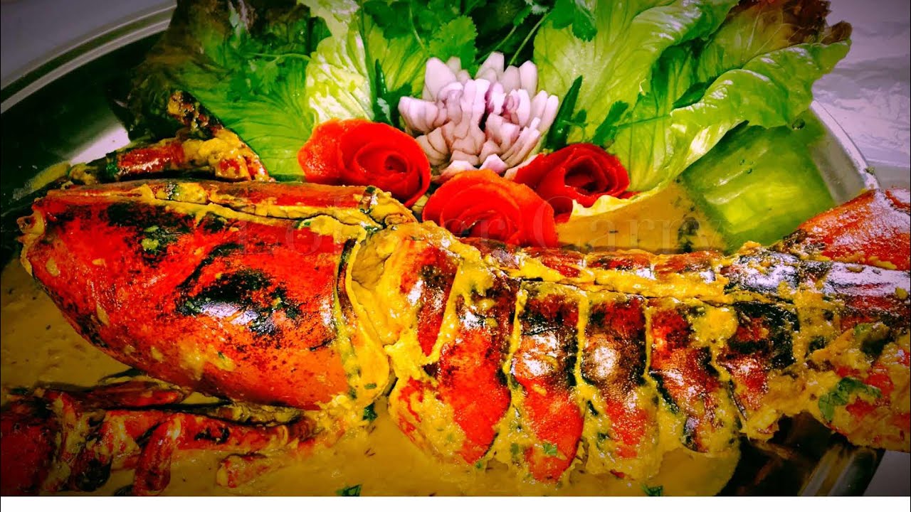 Bangladeshi big lobster curry Whole Lobster curry in bangla How to