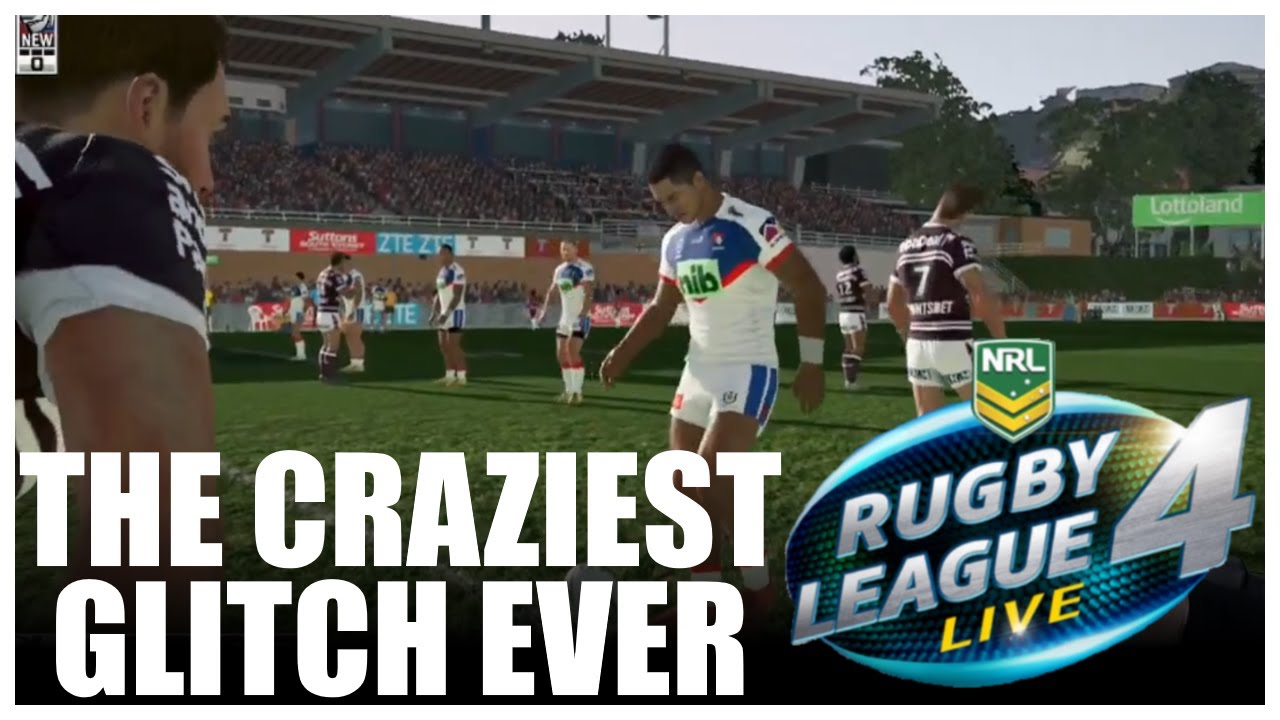 CRAZIEST GLITCH EVER ON RUGBY LEAGUE LIVE 4