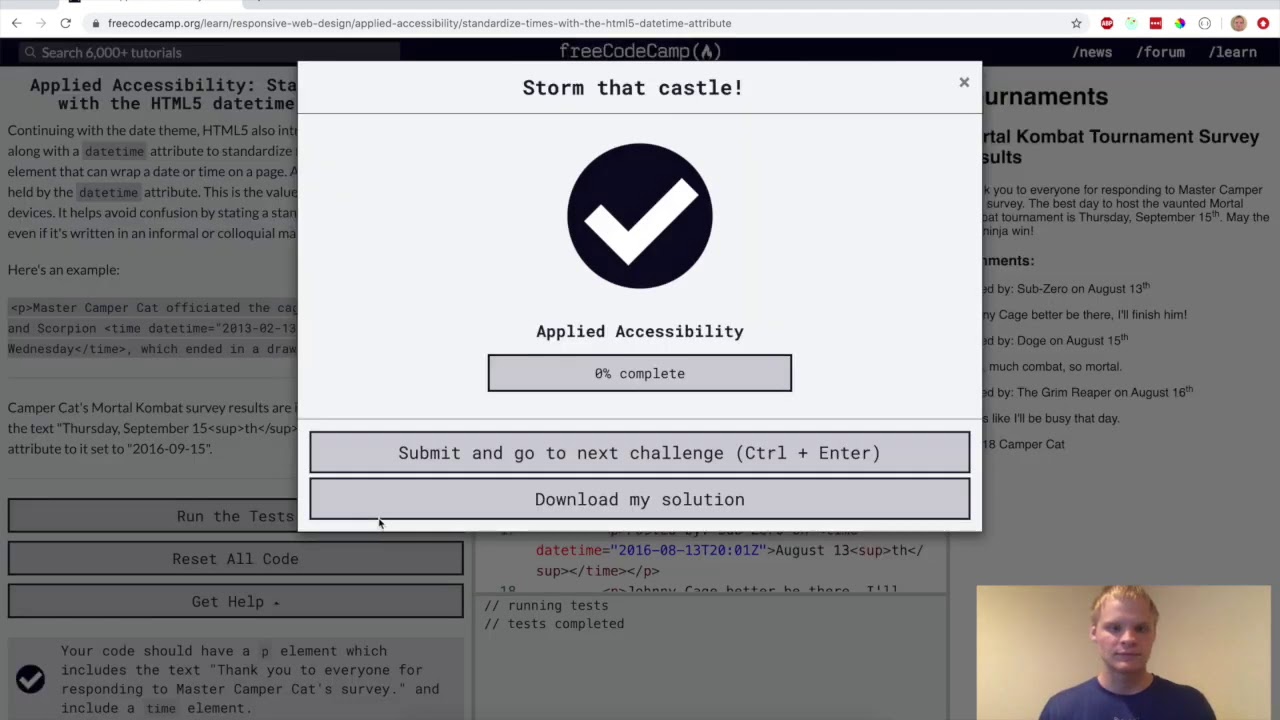 Applied Accessibility | FreeCodeCamp