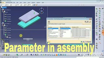 E2AD-catia v5 parameter in assembly By E2AD Educational Entertainment Advance Definitely